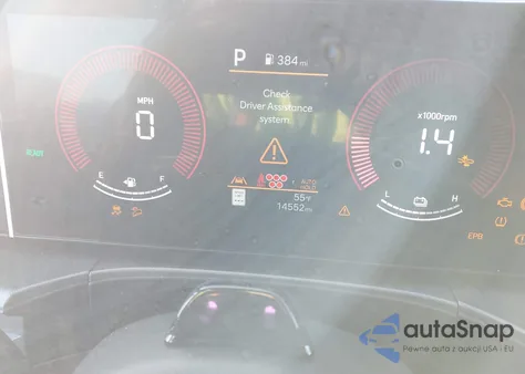 2025 Hyundai Santa Fe Hybrid Sel from USA, damaged, VIN 5NMP2DG15SH061961